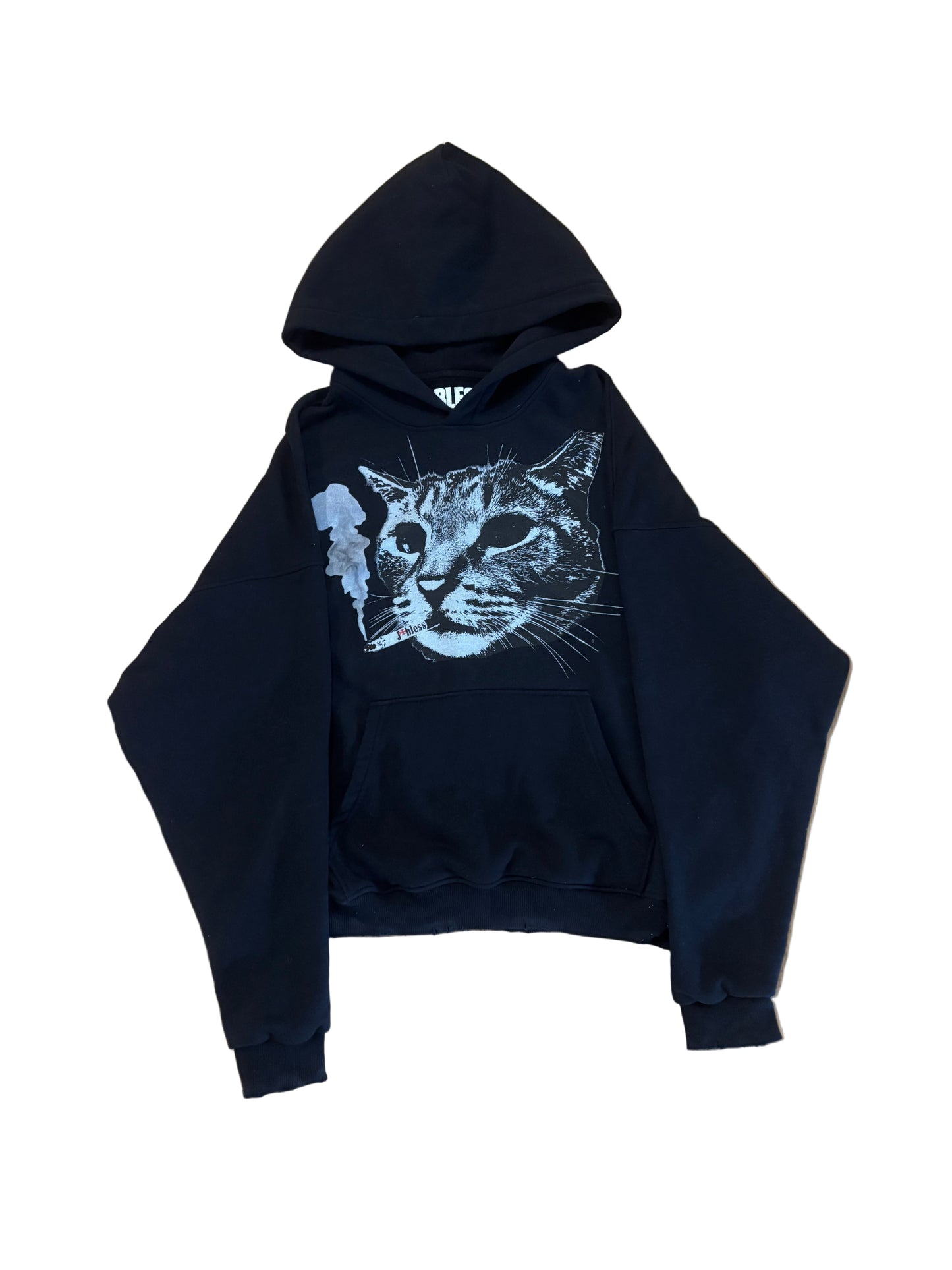 MEOW* HOODIE 470GSM BLACK